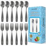 Stainless Steel Kids Silverware Set - 12 Pieces