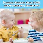 Stainless Steel Kids Silverware Set - 12 Pieces