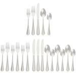 Stainless Steel Flatware Set for 4, 20-Piece