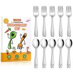 VITEVER 10-Piece Kids Stainless Steel Utensils Set