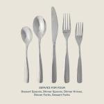 Gibson Home Hulton 20 Piece Stainless Steel Flatware Set