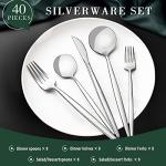 40-Piece Stainless Steel Flatware Set for 8
