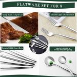 40-Piece Stainless Steel Flatware Set for 8