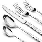 60-Piece Stainless Steel Silverware Set for 12