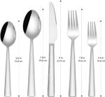 10-Piece Stainless Steel Flatware Set for 2