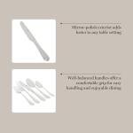 Martha Stewart 20-Piece Stainless Steel Flatware Set