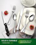 24-Piece Stainless Steel Silverware Set for 4