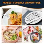60-Piece Stainless Steel Silverware Set for 12