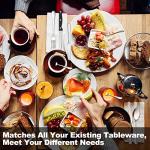 49-Piece Stainless Steel Flatware Set for 8