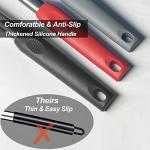 Silicone Spatula Set with Stainless Steel Handles