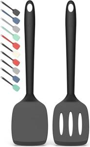 2 Pack Silicone Spatula Set - High Heat Resistant