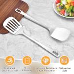Stainless Steel Spatula Set - Solid & Slotted