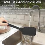 2 Pack Silicone Spatula Set - High Heat Resistant