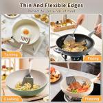 Stainless Steel Spatula Set - Solid & Slotted