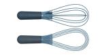 Joseph Joseph 2-In-1 Collapsible Twist Whisk, Sky Blue