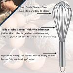 3-Pack Stainless Steel Whisks for Cooking