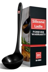 DI ORO Heat-Resistant Silicone Soup Ladle