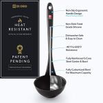 DI ORO Heat-Resistant Silicone Soup Ladle