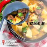 2-in-1 Soup Strainer Ladle for Easy Serving