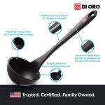 DI ORO Heat-Resistant Silicone Soup Ladle