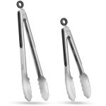 Hotec Stainless Steel Tongs Set - 9" & 12