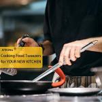 JETKONG Stainless Steel 12-Inch Cooking Tweezers Set