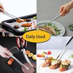 JETKONG Stainless Steel 12-Inch Cooking Tweezers Set