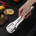 Stainless Steel Locking Kitchen Tongs - 2 Pack