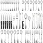 48-Piece Stainless Steel Flatware Set for 8