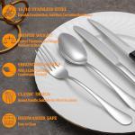 48-Piece Stainless Steel Flatware Set for 8