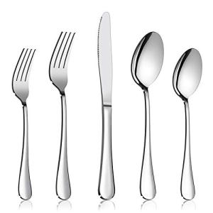 40-Piece Stainless Steel Silverware Set for 8