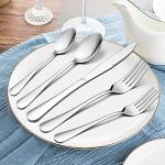 40-Piece Stainless Steel Silverware Set for 8