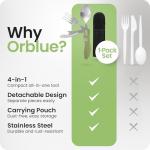 Orblue 4-in-1 Portable Camping Utensil Set