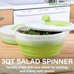 Collapsible Green Salad Spinner - 3 Quarts