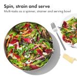 OXO Steel Salad Spinner with Lid for Greens