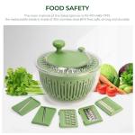 SUSTEAS Large Salad Spinner with 5 Blade Slicer