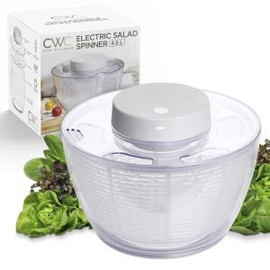 Electric Salad Spinner - 4.5L Fast Drying