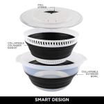 Collapsible Salad Spinner for Easy Washing & Drying