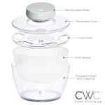 Electric Salad Spinner - 4.5L Fast Drying