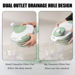 4.2L Salad Spinner with Quick Drying Feature