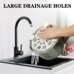 5Qt Stainless Steel Salad Spinner and Vegetable Dryer