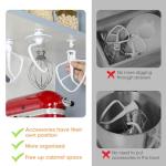 AIEVE 4 Pack Mixer Attachment Holders for Kitchenaid