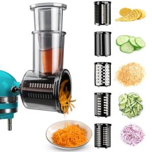 KitchenAid Stand Mixer Stainless Steel Shredder Attachments