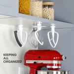AIEVE 4 Pack Mixer Attachment Holders for Kitchenaid