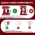 KitchenAid 4.5-5QT Stainless Steel Pouring Shield