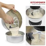 KITCHPOWER 4.5-5 Quart Flex Edge Mixer Beater