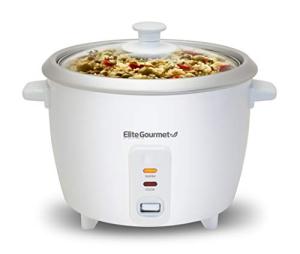 Electric Rice Cooker with Automatic Keep Warm, 6 Cups