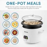 Aroma 3-Cup Rice Cooker, Oatmeal & Soup Maker