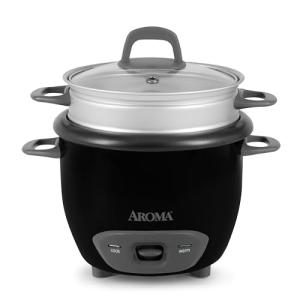 Aroma 6-Cup Rice Cooker and Food Steamer