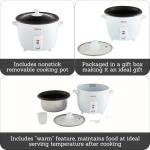 IMUSA Electric Nonstick Rice Cooker, 3-Cup Capacity